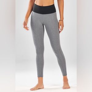 Fabletics Leggings: High-Waisted Statement Heathered 7/8